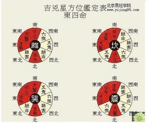 东四命西四命算法|东四命西四命速查表 命卦对照表